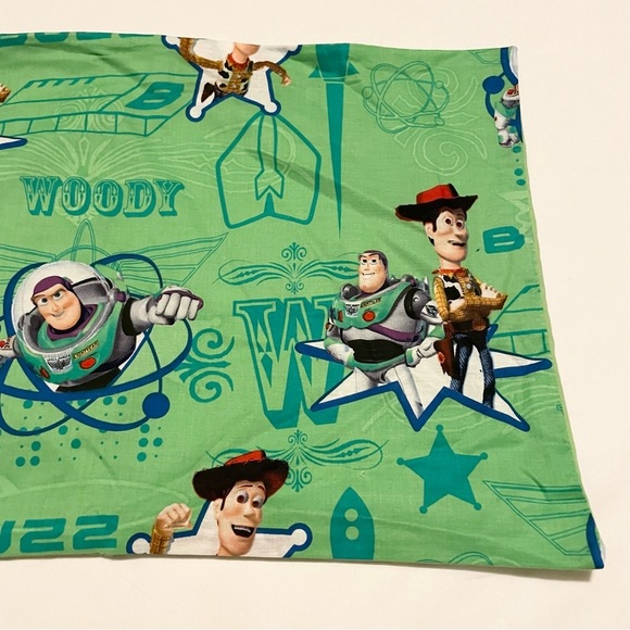 Toy Story Buzz Woody Pillowcases Homemade 21” x 13” Pillow Cases Lot of 2 - Picture 4 of 16